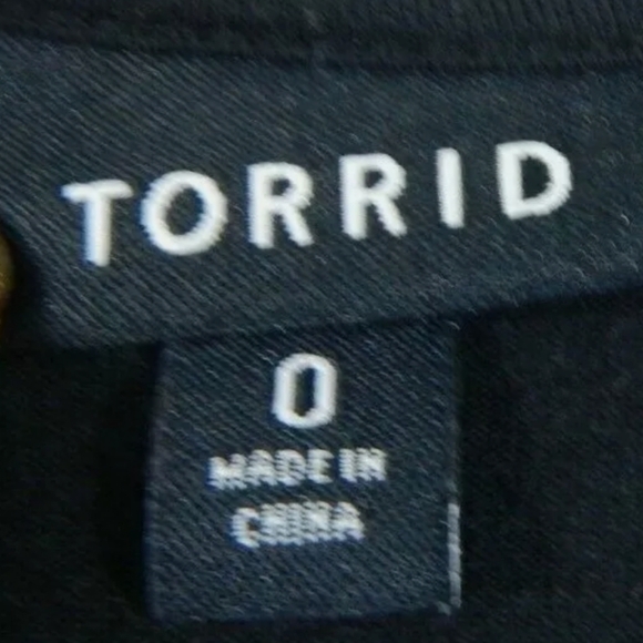 Torrid Leopard Surplice Colorblock Dress Blue Beige - Picture 2 of 3